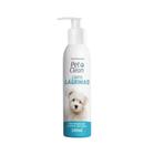 Limpador de lágrimas pet clean para cães e gatos clean 100ml