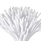 Limpadores de cachimbo Caydo 200 White Craft Chenille Stems de 12 polegadas