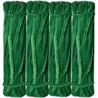 Limpadores de cachimbo FAVORXTM Dark Green Chenille Stems (pacote com 200)