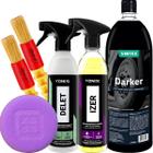 Limpeza Roda Pneu Pretinho Darker 1,5L Limpador Plasticos Borrachas Delet 500ml Spray Descontaminante Ferroso Removedor Ferrugem Izer 500ml Vonixx