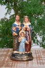 Linda Sagrada Familia 18 cm x 10 cm em Gesso