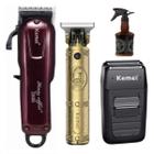 Lindas Máquinas Kemei Profissional Shaver Finalização Corte