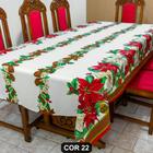 Lindíssima Toalha de Mesa Natalina 4 Lugares 1,50m x 1,40m Oxford Estampado