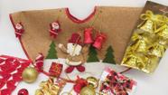 LINDO KIT COM 83 itens PARA DECORAÇÃO ÁRVORE DE NATAL BOLAS PAPAI NOEL SINOS PENDENTES