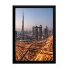 Lindo Quadro Decorativo Cidade Urbana Luzes 42x29cm