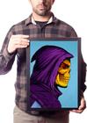 Lindo Quadro Retrato Esqueleto He Man