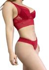 Lingerie Sutiã e Calcinha Rendado Conjunto C46