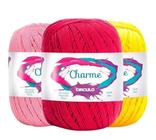 Linha Charme 150G Círculo - Kit 6 Unidades Cores Variadas