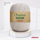 Linha Charme Circulo 396mts Cor Natural Cru 20