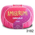 Linha croche amigurumi circulo com 254m algodão 3182 pitaya
