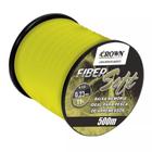 Linha Crown Fiber Soft Amarela 0,23mm - 11 lbs 500m