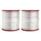 Linha de Nylon 1.0mm 2 Rolos de 100g Para Bijuterias Artesanato Pesca