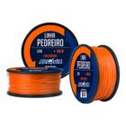 Linha de pedreiro lisa 100m laranja polibel