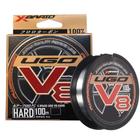 Linha De Pesca 100% Fluorcarbono X-Braid UGO V8 Hard PE N 2.5 0.260mm 10lb-4,5kg 100m