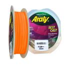 Linha De Pesca Araty Best Cast 300m Laranja ( Monofilamento ) NOVA COR LANÇAMENTO