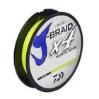 Linha De Pesca Daiwa J-Braid X4 Multifilamento 0.21mm 135m Amarela