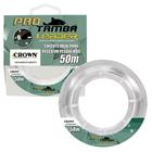 Linha de Pesca Leader Fluorcarbon Monofilamento Pro Tamba 50m Chicote Pesca Pesqueiros Crown