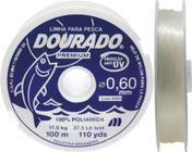 Linha De Pesca Mono Dourado Premium 1,00mm 90lb 100m 10 Pçs