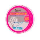 Linha de Pesca Monofilamento Elite Long Cast Rosa 300m - Mx Pesca