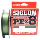 Linha De Pesca Sunline Fishing Siglon X8 6 0,0418mm 90lb-40,0kg Carretel C/ 300m Cor Dark Green