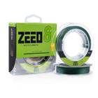 Linha De PescaZeeo Fishing X8 0,24mm Multifilamento Resist 18,3kg Carretel C/150 Metros Verde Musgo