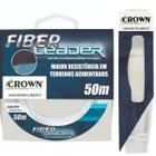 Linha Fluorocarbon Fiber Leader 0,40mm 22lb 50m Crown Chicot