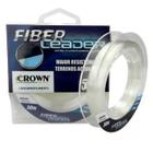 Linha Fluorocarbon Fiber Leader Crown 0,33mm 18ib 50m Branca