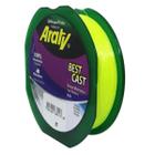 Linha mazzaferro monofilamento araty best cast amarela - 300m