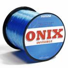 Linha Monofilamento Onix Invisible 450 metros Azul FastLine 0,52mm