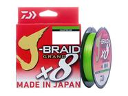 Linha Multifilamento Daiwa J-BRAID GRAND 8x (135 Metros) - Várias Bitolas