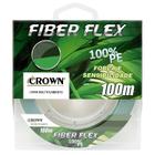 Linha Multifilamento de Pesca Crown Fiber Flex 0,60mm 100lbs 100M
