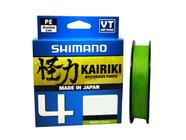 Linha Multifilamento Shimano Kairiki 4X 0,16mm 15lbs/6,8kg - 150 Metros