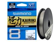 Linha Multifilamento Shimano Kairiki 8X 0,31mm 50lbs/22,7kg - 150 Metros