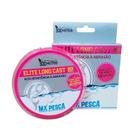 Linha MX Pesca MX Elite Long Cast 300m Monofilamento Rosa 0,40mm 19,35kg