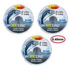 Linha MX Pesca MX Line Mono 300 Metros Interligados Transparente 0.40mm 18,38kg