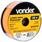 Linha para pedreiro lisa 0,8 mm x 100 m laranja - Vonder