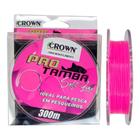 Linha Pesca Crown Soft Pro Tamba Pink 0,37mm 27lb 300mtr