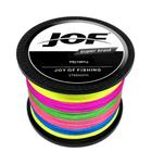 Linha Pesca JOF Japonesa Multifilamento Trançada 4 Fios x 0,23mm 28lbs Carretel 100mts Multicolor