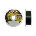 Linha pesca monofilamento top force dourado 100m 0,30mm verde mazzaferro