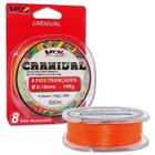 Linha Pesca Multifilamento Carnival Ultra Fina 8 Fios