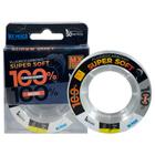 Linha Pesca MX Force Fluorocarbono Super Soft 50m Transparente 0.43mm 13,08kg