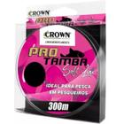 Linha Pro Tamba Monofilamento Crown Rosa Pink 0,40 32Ib 300M