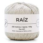 Linha Raíz 100g - Viscose e Linho - Escola de artes manuais