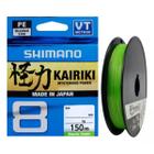 Linha Shimano Kairiki 8X 40Lbs 0.280Mm 18.1Kg 150M Verde