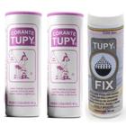 Linha Tupy 2 Corante + 1 Fixador Tupy Fix para Tingir Roupa Amarelo Lilas Vermelho Azul