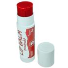 Lip balm rosa dos ventos fps15 sabor morango vegano com cor