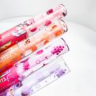 Lip gloss labial 2 em 1 com glitter e cheiro de fruta hidratante