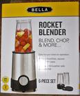 Liquidificador BELLA Rocket 6 peças em aço inoxidável