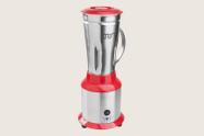 Liquidificador Industrial Profissional Master Vermelho Copo Inox 1,5L 800W 220V Tron