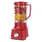 Liquidificador Mondial Turbo 900W L-900FR 5V Vermelho - 127V